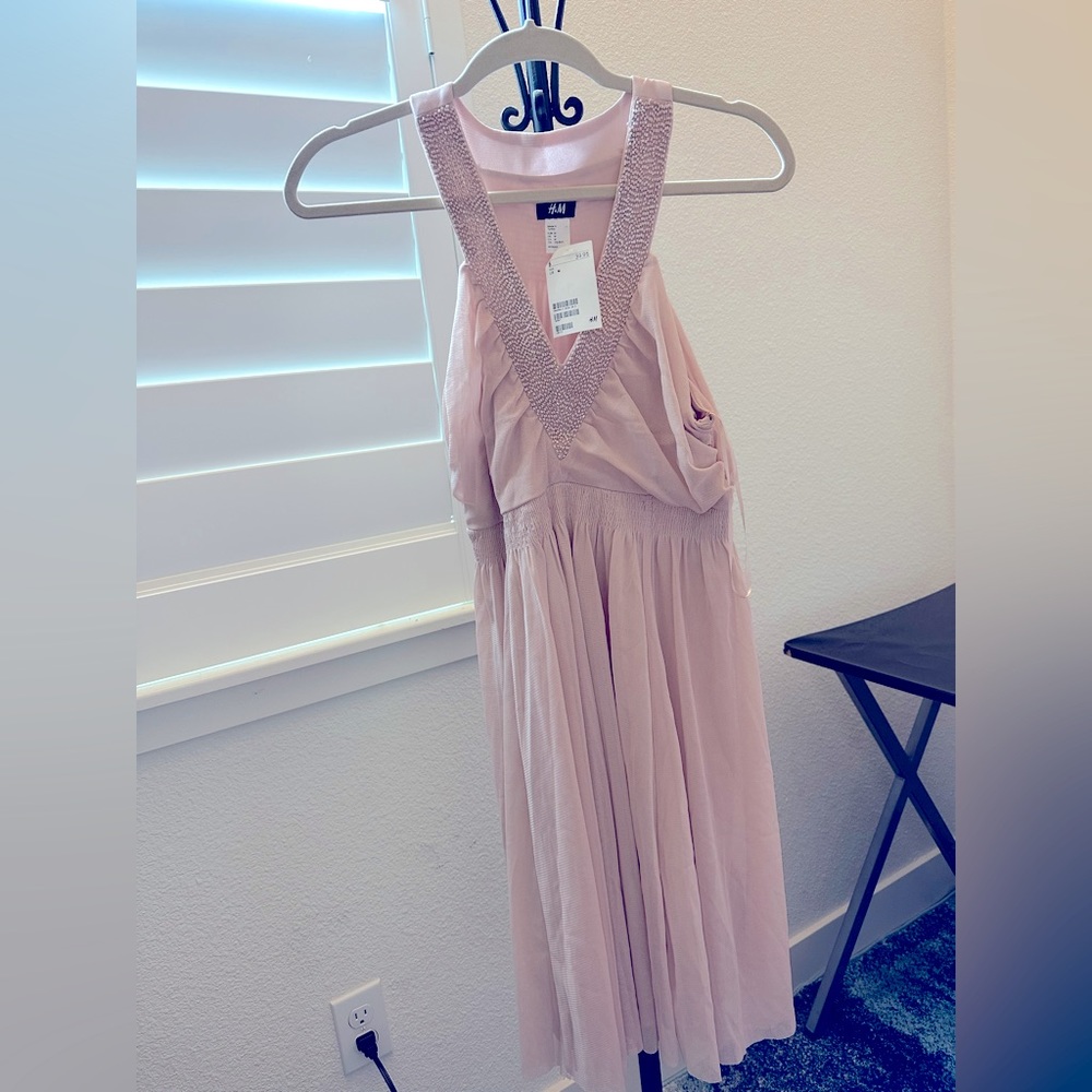 H&M Dusty Pink Tulle Dress